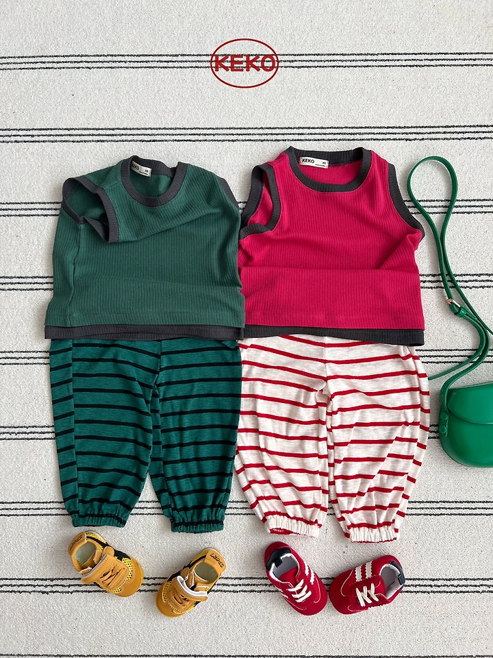 Keko - Korean Baby Fashion - #babyoninstagram - K Chewy Sleeveless - 8