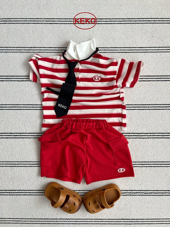 Keko - Korean Baby Fashion - #babyootd - K Pongpong Collar Tee - 12