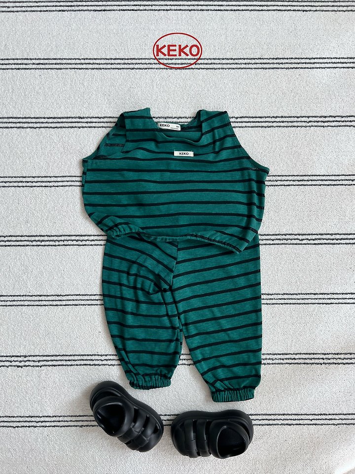 Keko - Korean Baby Fashion - #babyoutfit - K Watermelon Stripe Sleeveless - 11