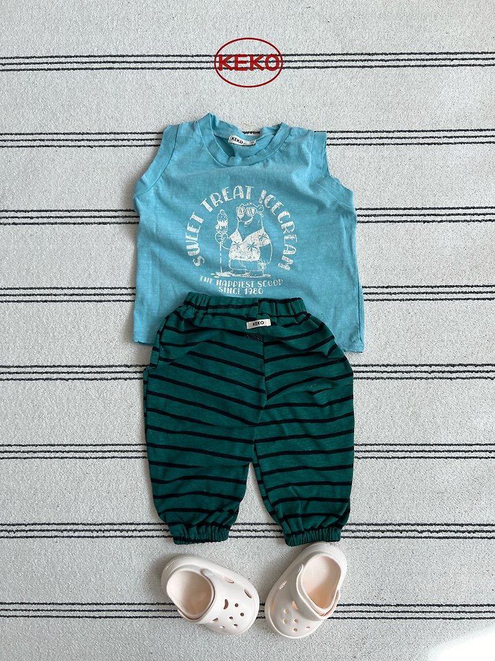 Keko - Korean Baby Fashion - #babyoutfit - K Watermelon Stripe Pants - 10