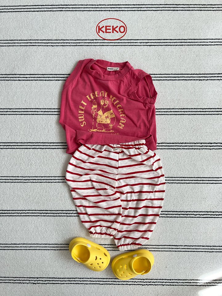 Keko - Korean Baby Fashion - #babyoutfit - K Sun Bear Sleeveless - 9