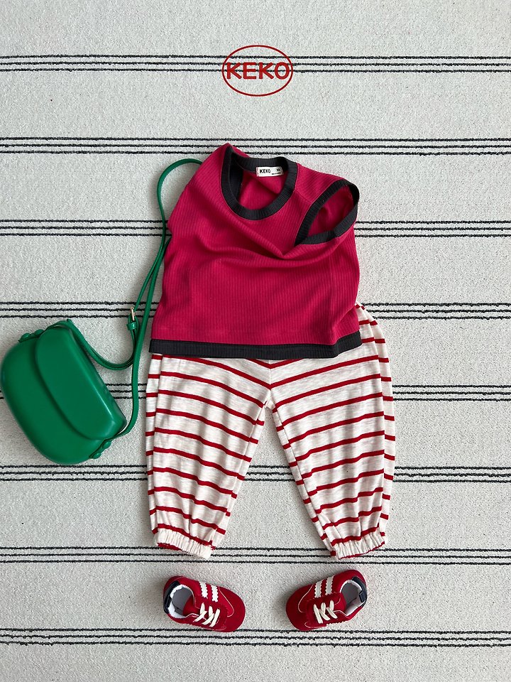 Keko - Korean Baby Fashion - #babyoutfit - K Chewy Sleeveless - 11