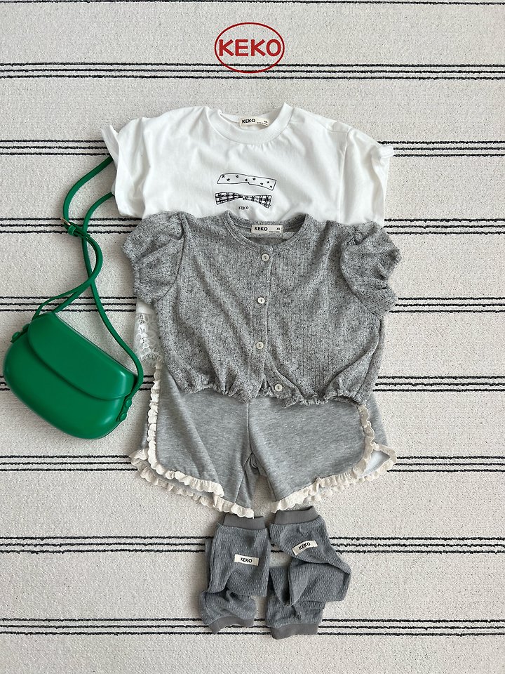 Keko - Korean Baby Fashion - #babyoutfit - K Double Ribbon Tee - 10