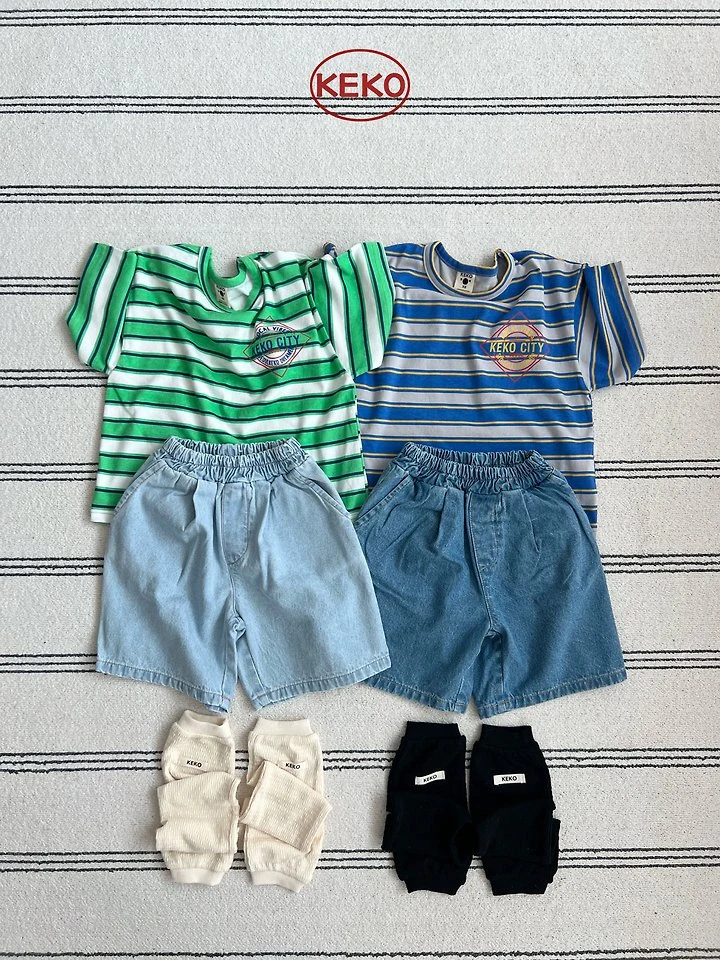 Keko - Korean Baby Fashion - #babyoutfit - K Denim Pants - 12