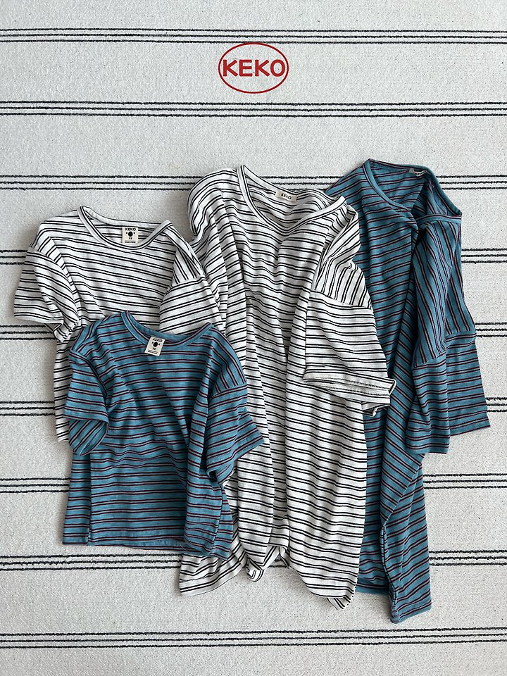 Keko - Korean Baby Fashion - #babywear - K Fine Stripe Tee - 7