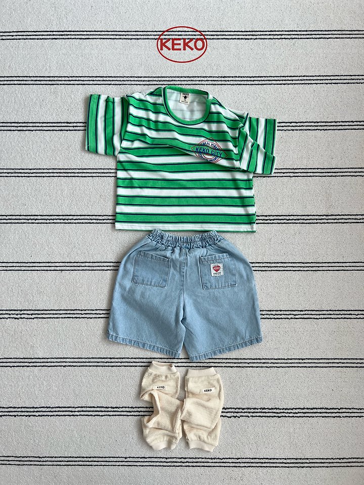 Keko - Korean Baby Fashion - #babywear - K City Stripe Tee - 3