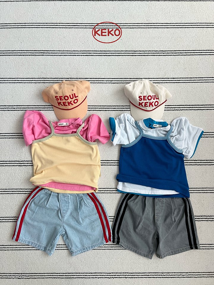 Keko - Korean Baby Fashion - #onlinebabyboutique - K Confetti Tee - 6