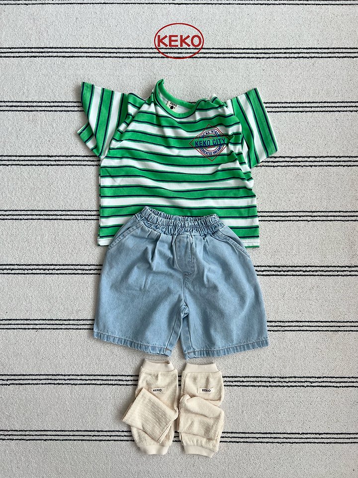 Keko - Korean Baby Fashion - #babywear - K City Stripe Tee - 4