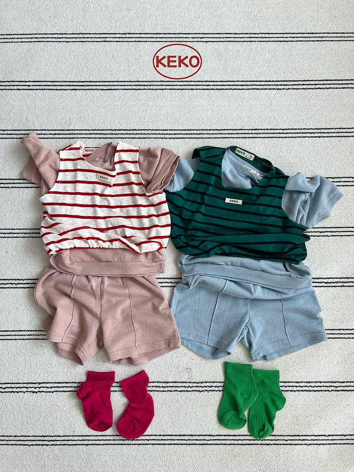 Keko - Korean Baby Fashion - #onlinebabyboutique - K Sand Set - 9