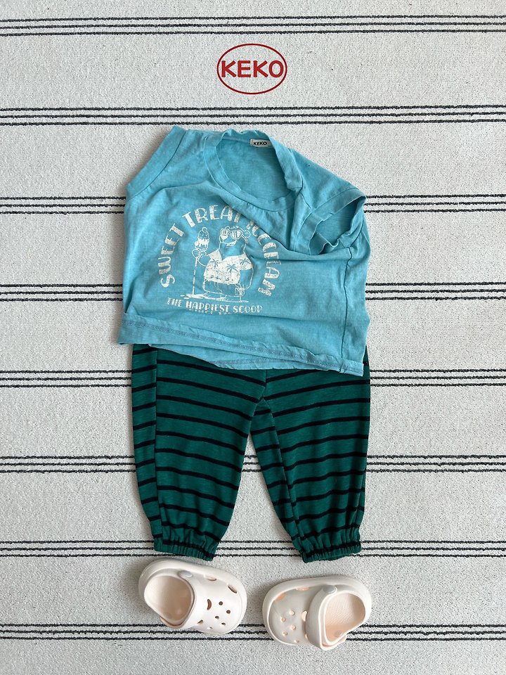 Keko - Korean Baby Fashion - #onlinebabyshop - K Sun Bear Sleeveless - 12