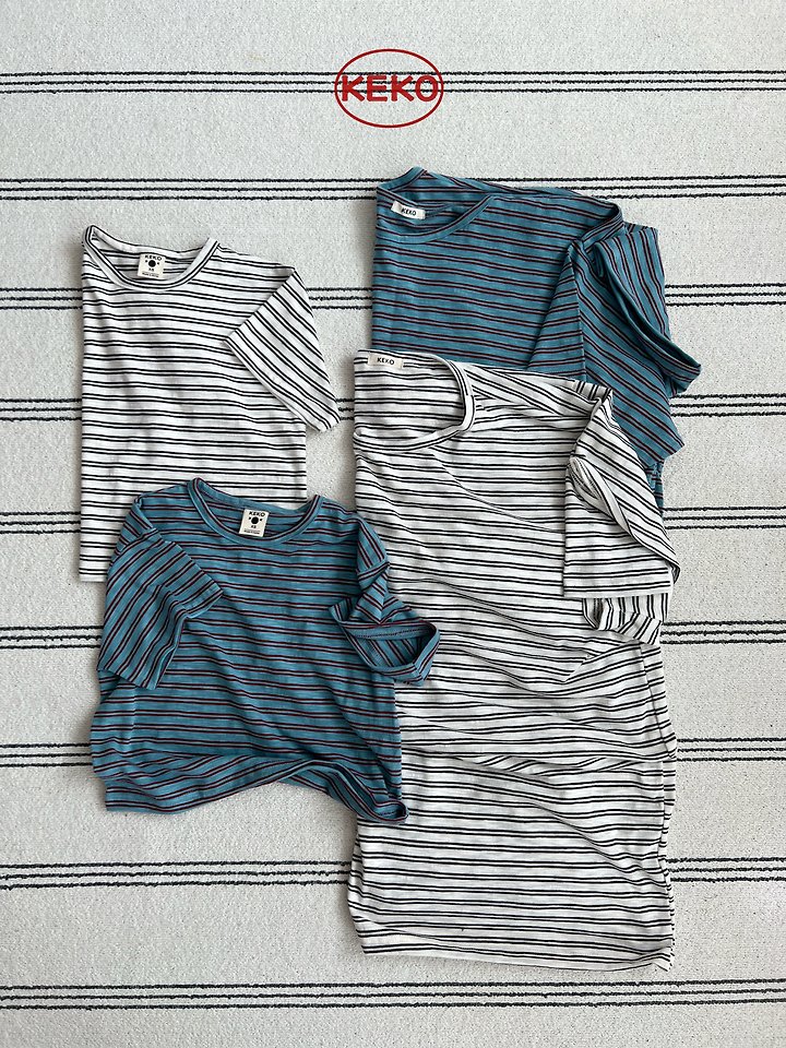 Keko - Korean Baby Fashion - #smilingbaby - K Fine Stripe Tee - 10