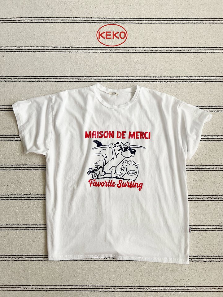Keko - Korean Women Fashion - #momslook - K Meongdal Tee (MOM) - 9