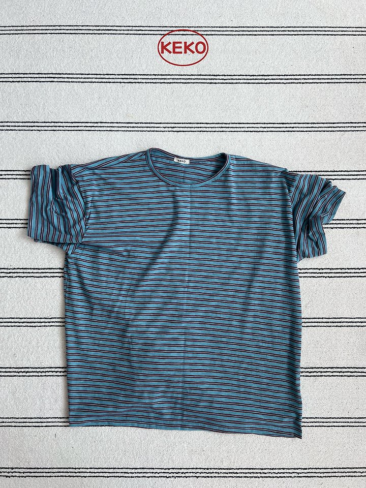 Keko - Korean Women Fashion - #womensfashion - K Fine Stripe Tee (MOM) - 8