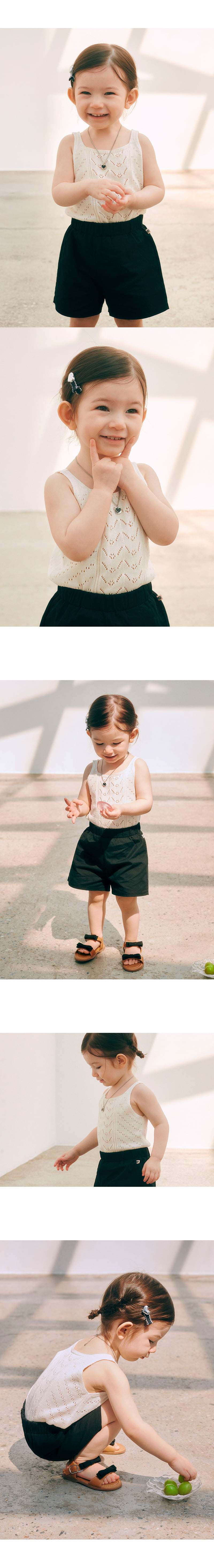 Kids Clara - Korean Baby Fashion - #smilingbaby - Betty Knit Baby Sleeveless Tee - 4