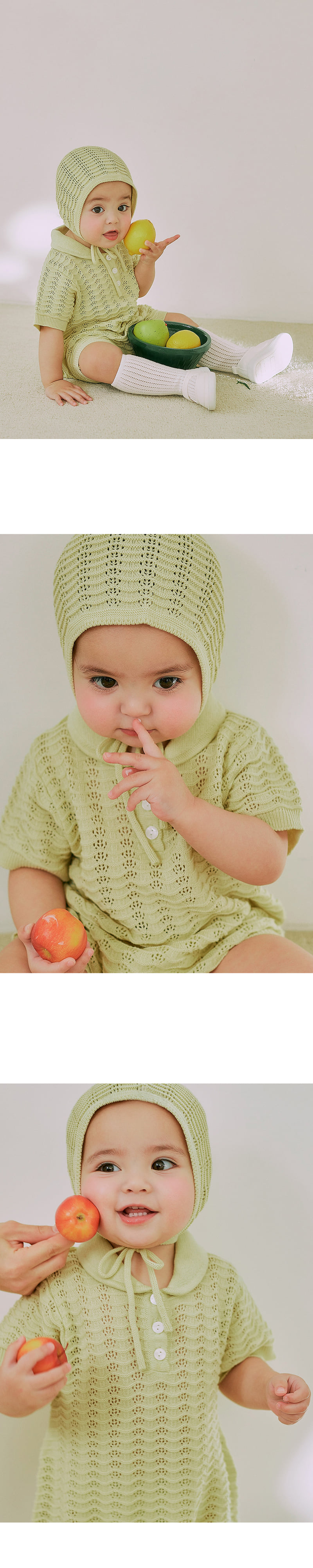 Kids Clara - Korean Baby Fashion - #smilingbaby - Titi Knit Baby Suit - 4