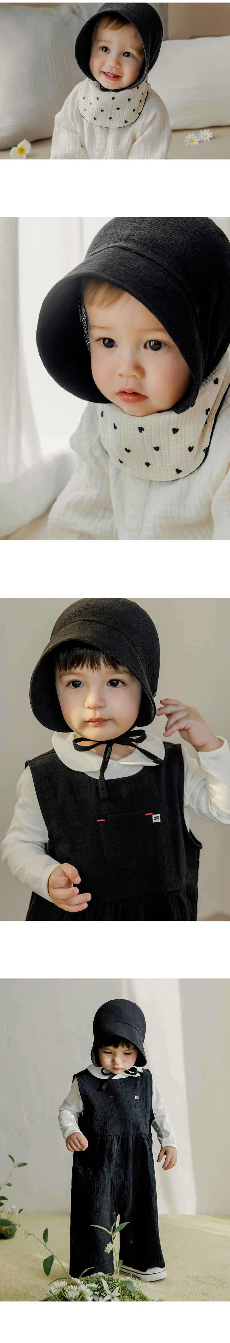 Kids Clara - Korean Baby Fashion - #babyboutique - Dewy Baby Bonnet - 2