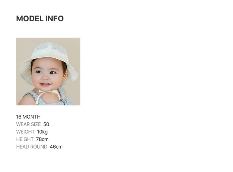Kids Clara - Korean Baby Fashion - #babyboutique - Marshall Eyelet Baby Sun Hat - 8