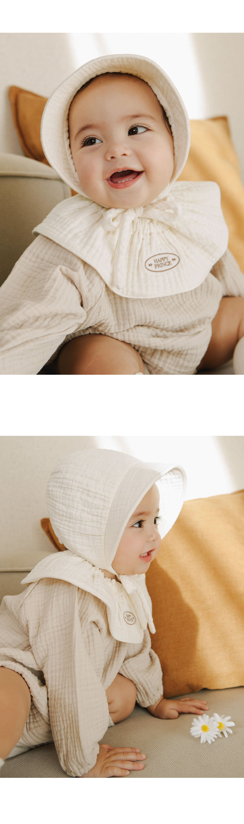 Kids Clara - Korean Baby Fashion - #babyboutique - Loving Yoru Rolling Bib (Set of 5) - 6