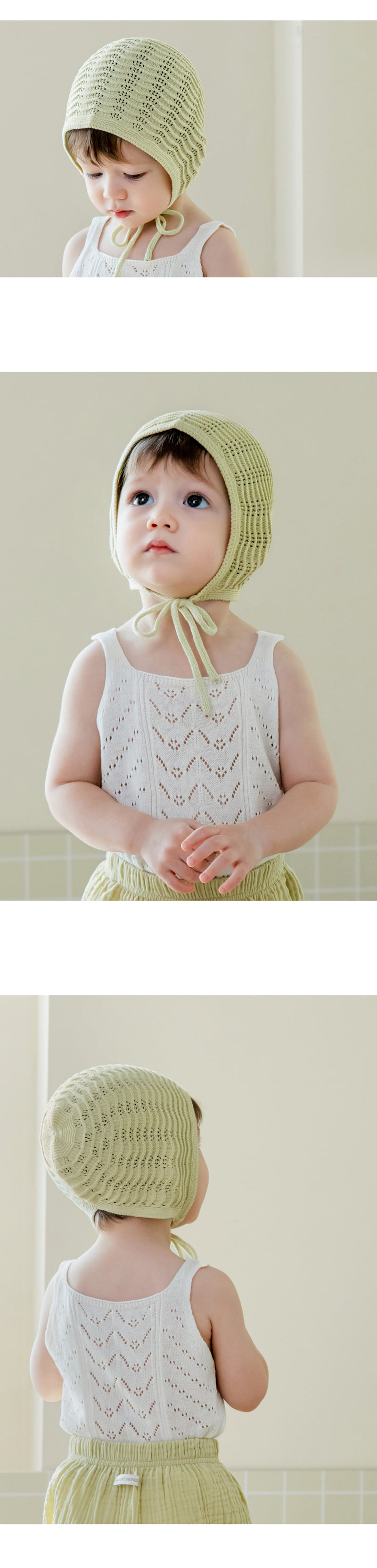 Kids Clara - Korean Baby Fashion - #babyboutique - Tina Knit Baby Bonnet - 4