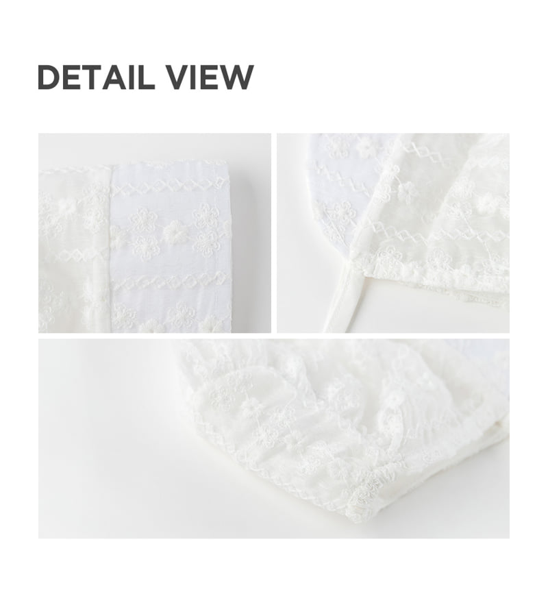 Kids Clara - Korean Baby Fashion - #babyboutiqueclothing - Estelle Lace Baby Bonnet - 5