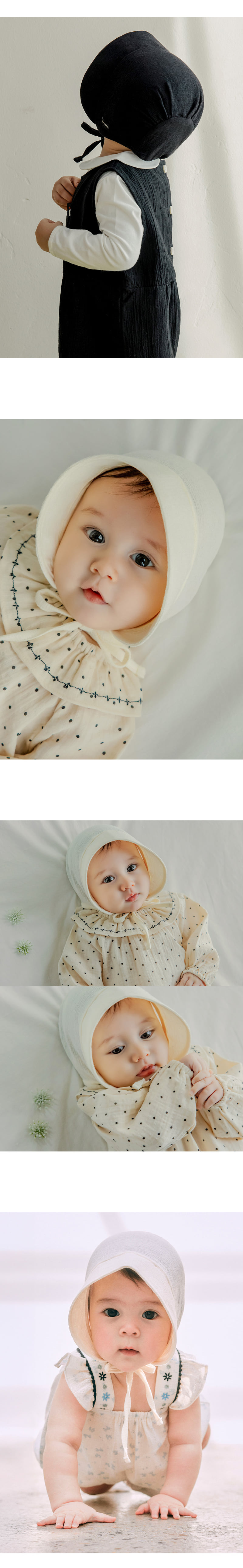 Kids Clara - Korean Baby Fashion - #babyboutiqueclothing - Dewy Baby Bonnet - 3
