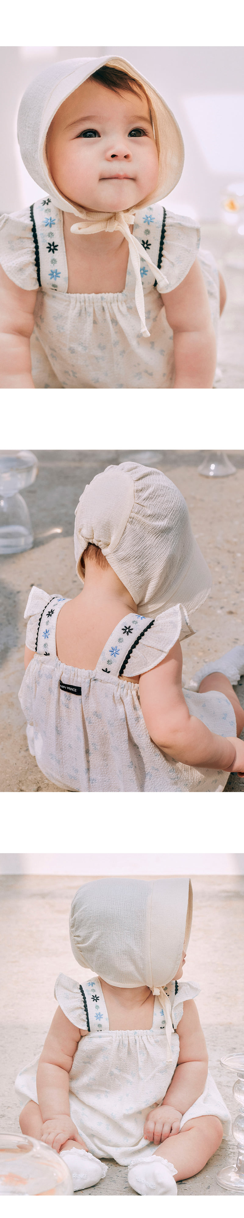 Kids Clara - Korean Baby Fashion - #babyboutiqueclothing - Dewy Baby Bonnet - 4