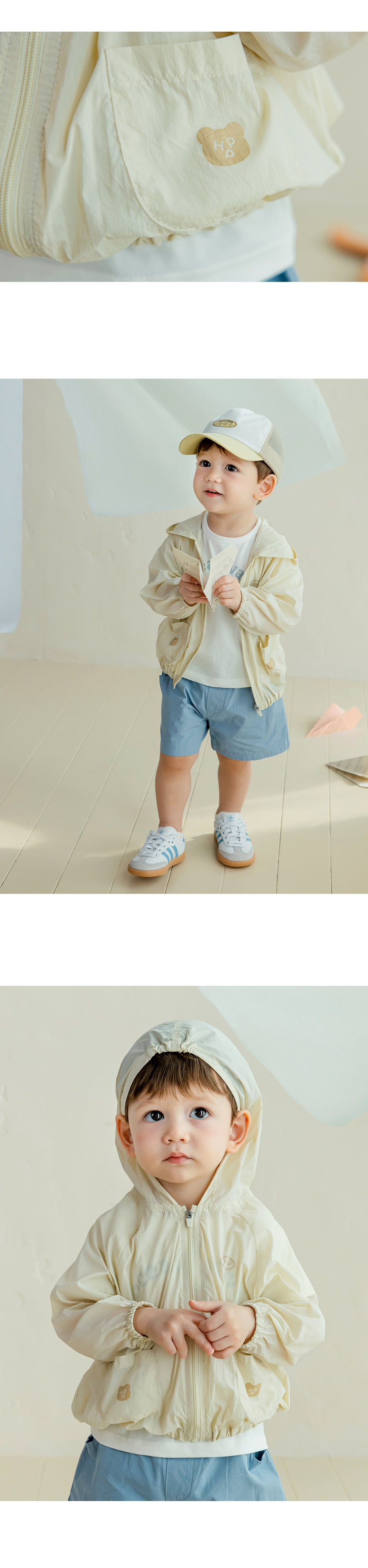 Kids Clara - Korean Baby Fashion - #babyclothing - Noah Baby Windbreaker Jumper - 3