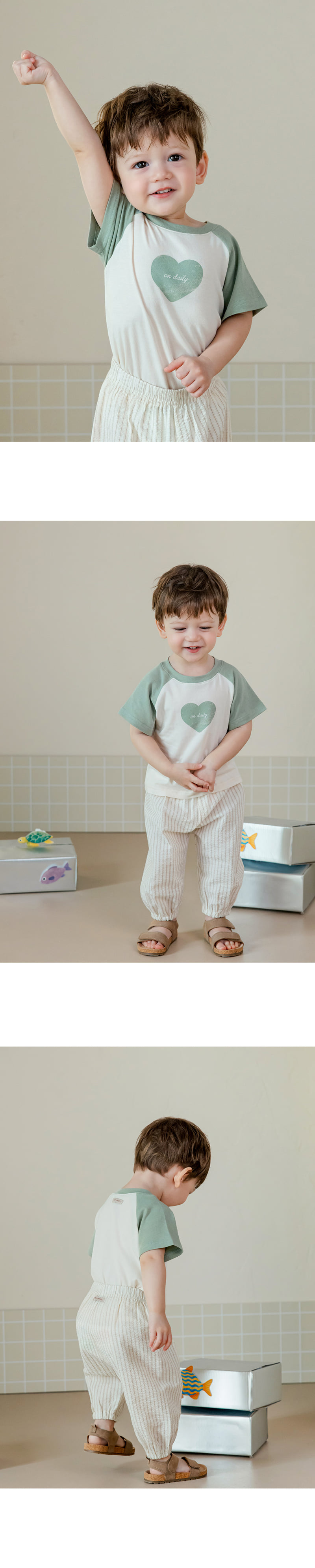 Kids Clara - Korean Baby Fashion - #babyclothing - Tibe Short Sleeve Tee - 4