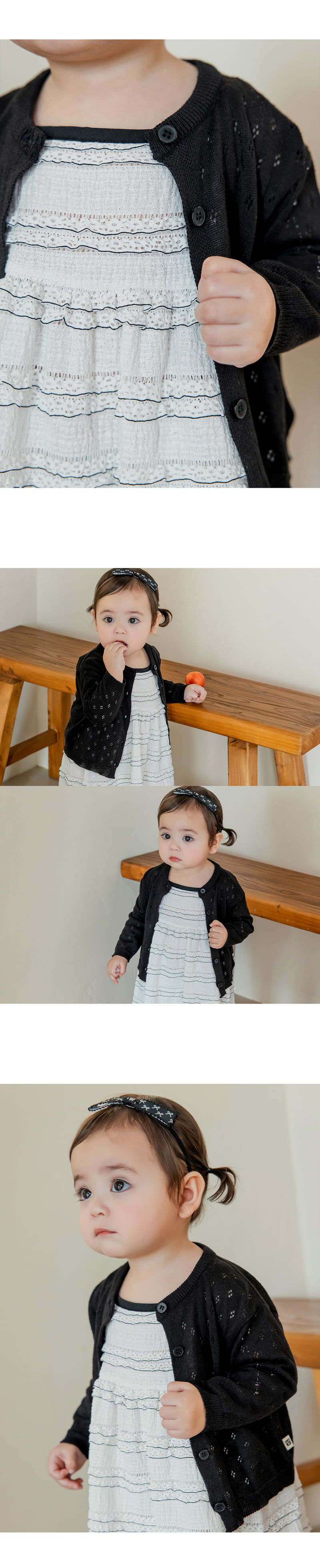 Kids Clara - Korean Baby Fashion - #babyfashion - Nori Knit Baby Cardigan - 3