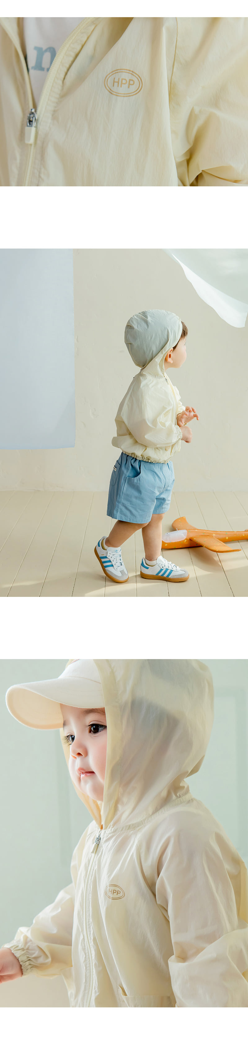 Kids Clara - Korean Baby Fashion - #babyclothing - Noah Baby Windbreaker Jumper - 4