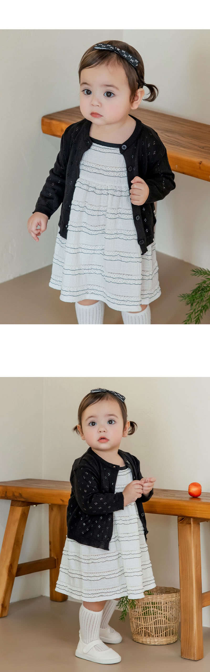 Kids Clara - Korean Baby Fashion - #babyfashion - Nori Knit Baby Cardigan - 4