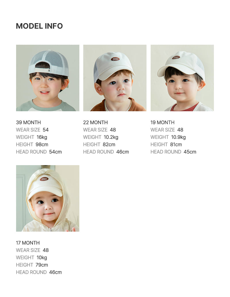 Kids Clara - Korean Baby Fashion - #babyfever - Delin Summer Ball Cap - 11