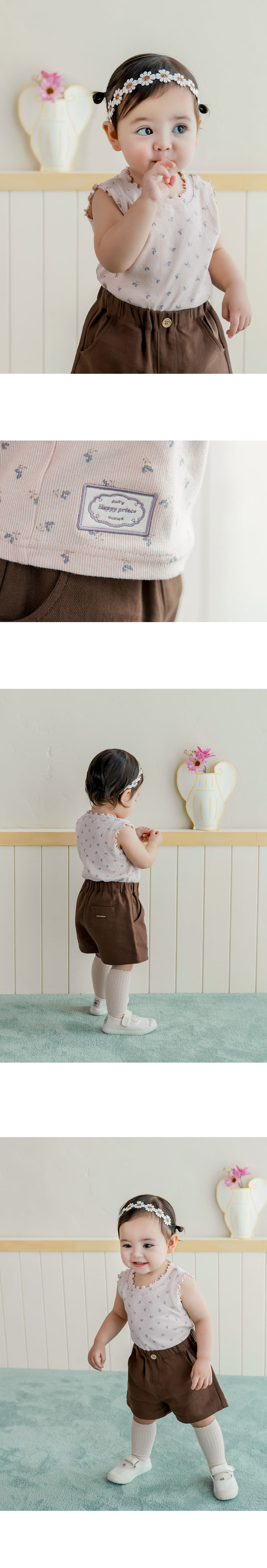 Kids Clara - Korean Baby Fashion - #babyfever - Juhi Sleeveless Tee - 6
