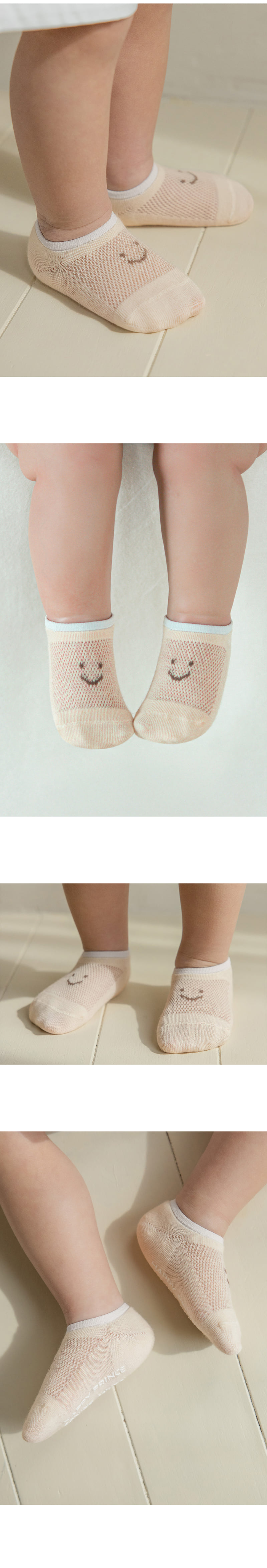 Kids Clara - Korean Baby Fashion - #babyfever - Ellun Summer Baby Foot Cover 2-Set (set of 5) - 2