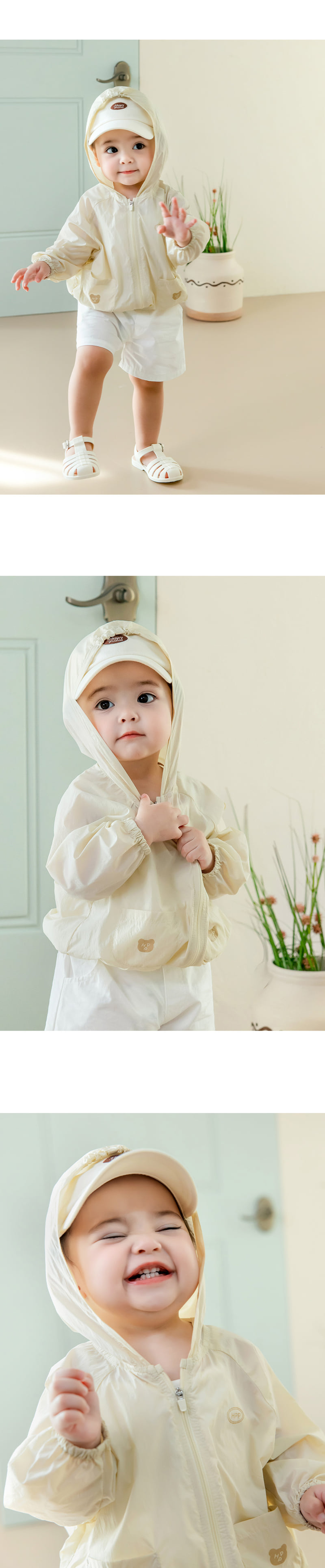 Kids Clara - Korean Baby Fashion - #babyfever - Noah Baby Windbreaker Jumper - 5