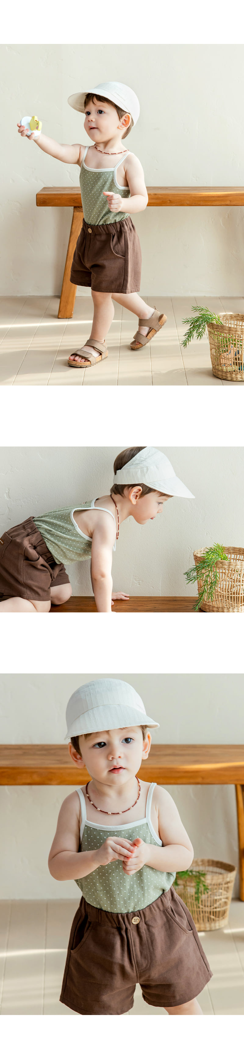 Kids Clara - Korean Baby Fashion - #babyfashion - Tonic Baby Sleeveless Tee - 4