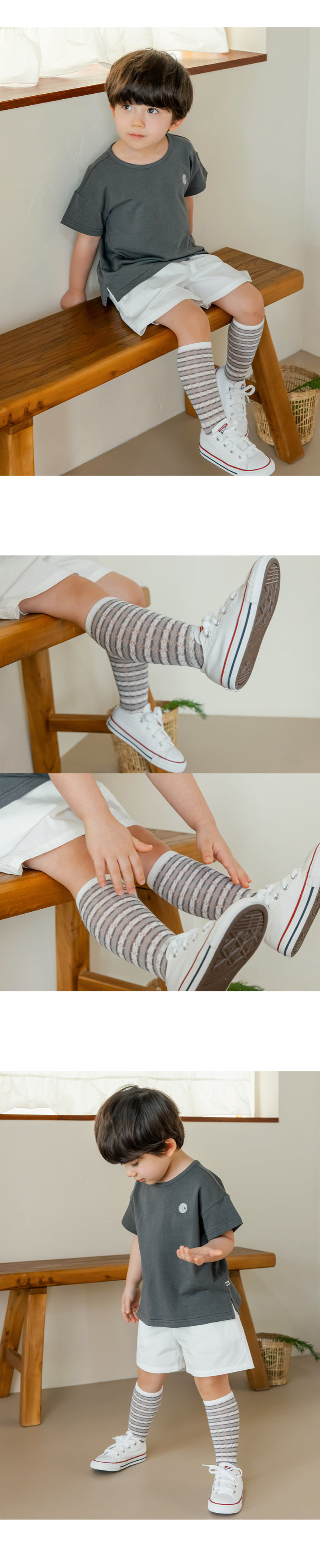 Kids Clara - Korean Baby Fashion - #babygirlfashion - Luen Summer Knee Socks (set of 5) - 2