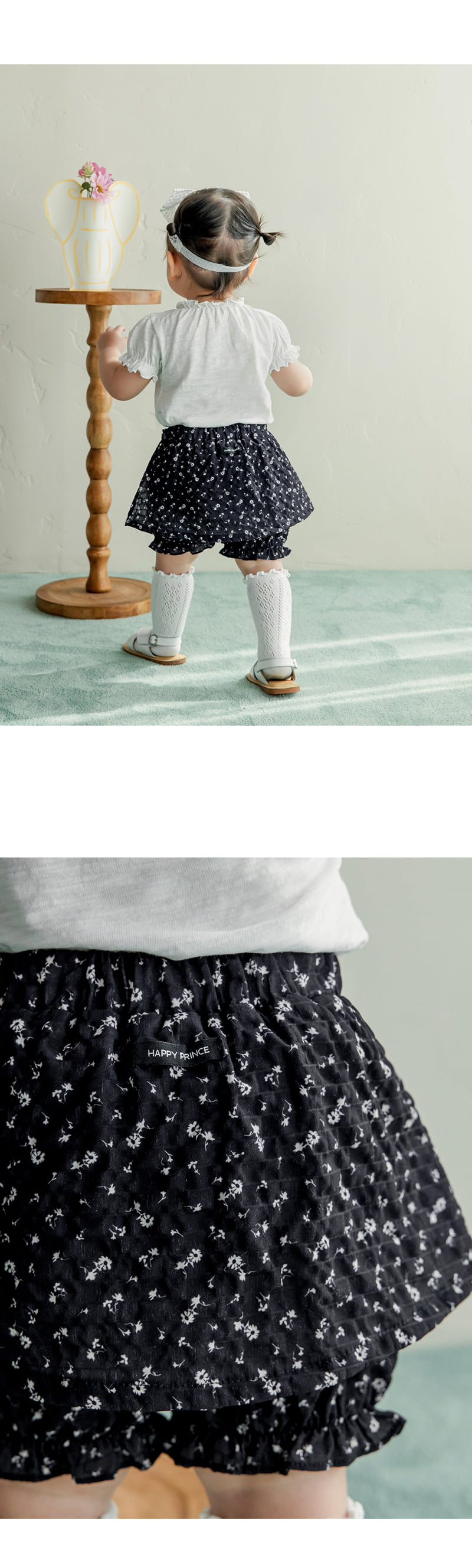Kids Clara - Korean Baby Fashion - #babygirlfashion - Peony Baby Skirt Pants - 5