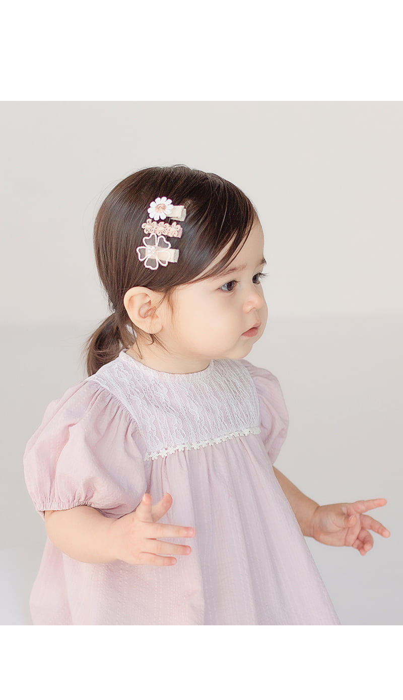 Kids Clara - Korean Baby Fashion - #babygirlfashion - Loveel Mini Baby Hairpin Set (set of 5)