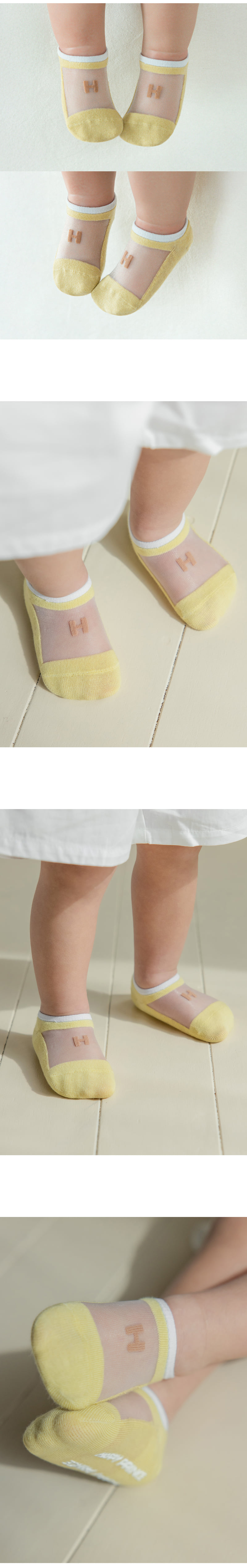 Kids Clara - Korean Baby Fashion - #babygirlfashion - Ellun Summer Baby Foot Cover 2-Set (set of 5) - 3