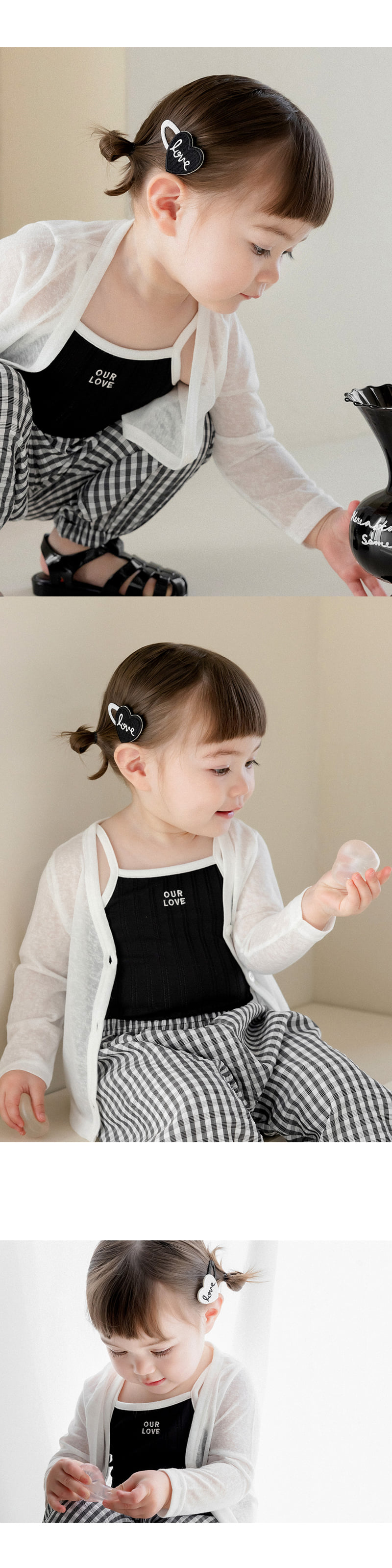Kids Clara - Korean Baby Fashion - #babylifestyle - Amangke Baby Snap Hairpin Set (set of 5) - 3