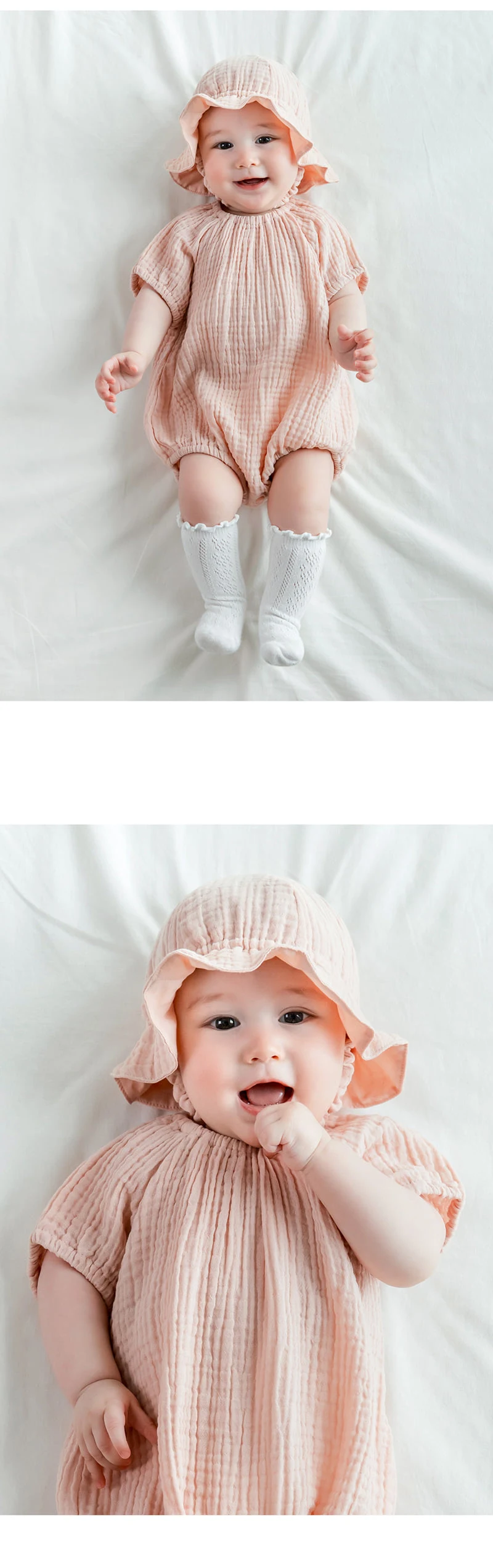 Kids Clara - Korean Baby Fashion - #babylifestyle - Happy Bebe Yoru Summer Bodysuit - 5