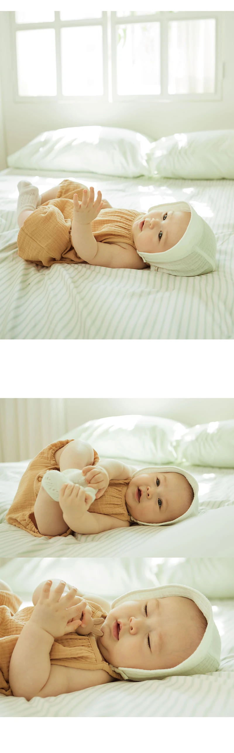 Kids Clara - Korean Baby Fashion - #babygirlfashion - Happy Bebe Yoru Summer Jumpsuit - 4