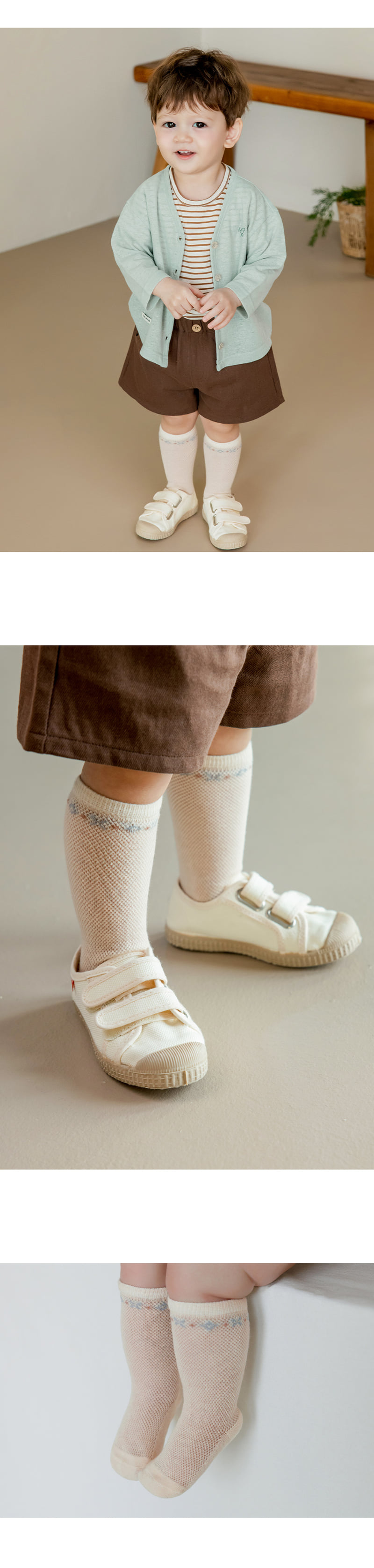 Kids Clara - Korean Baby Fashion - #babyoninstagram - Rior Ice Baby Knee Socks (set of 5) - 2