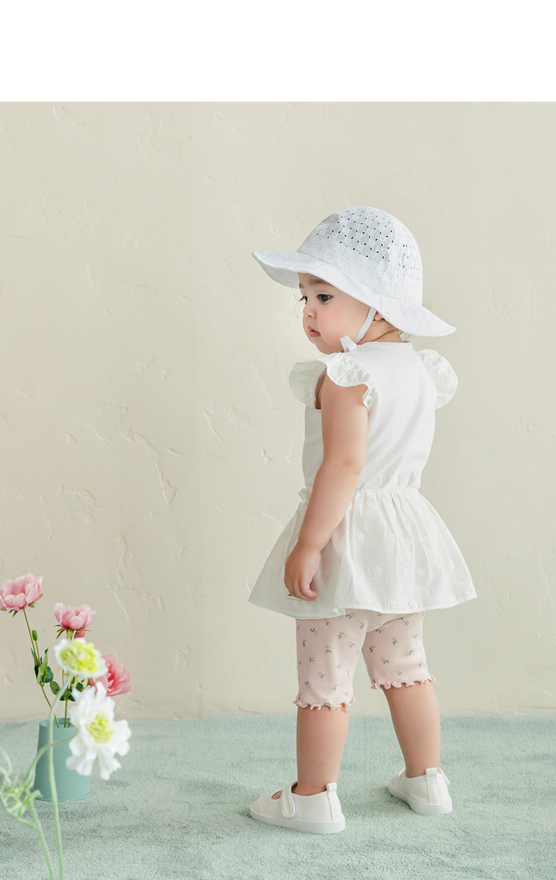 Kids Clara - Korean Baby Fashion - #babyoninstagram - Juhi 5-Length Baby Leggings - 6