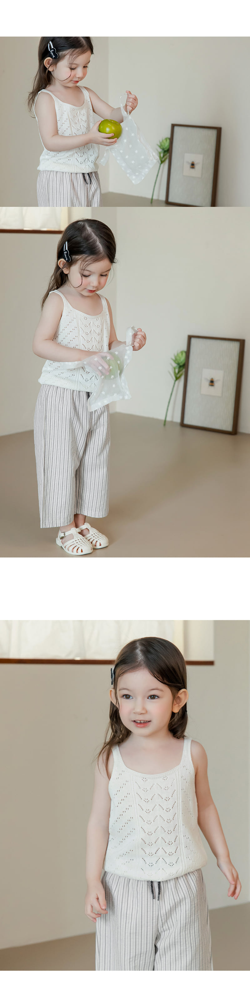 Kids Clara - Korean Baby Fashion - #babylifestyle - Rainy Semi-Wide Pants - 4