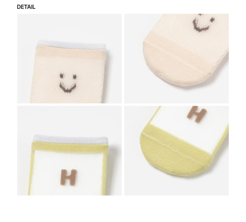 Kids Clara - Korean Baby Fashion - #babyoninstagram - Ellun Summer Baby Foot Cover 2-Set (set of 5) - 5