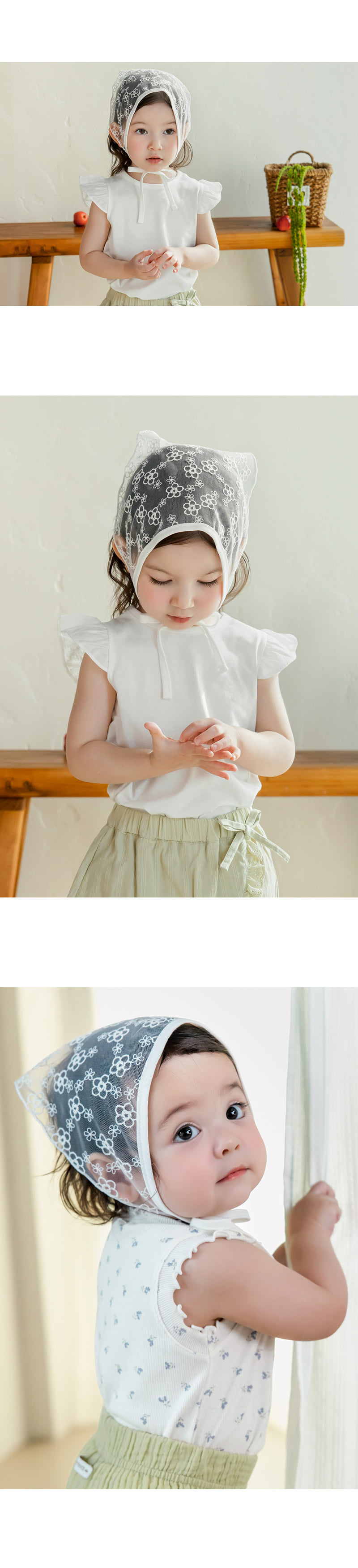 Kids Clara - Korean Baby Fashion - #babyoninstagram - Roel Baby Hair Kerchief (set of 5) - 3