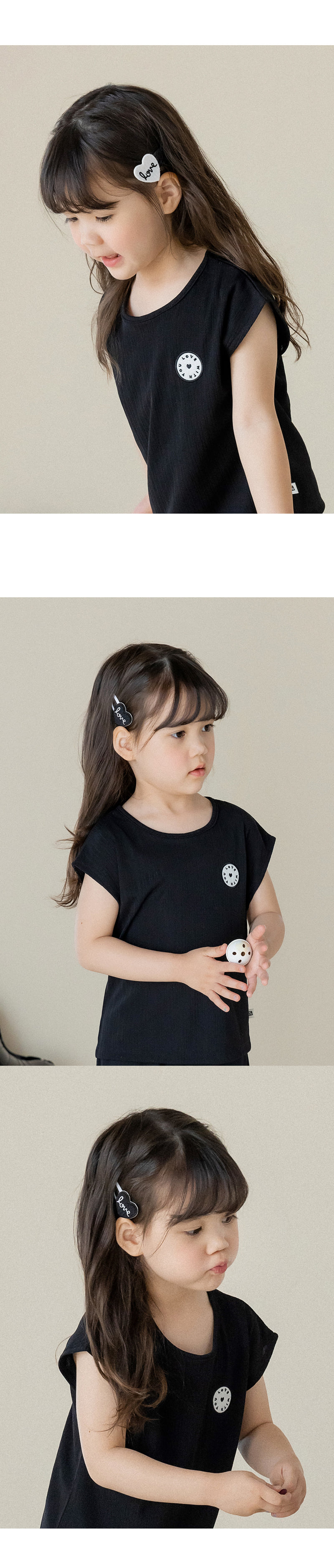 Kids Clara - Korean Baby Fashion - #babylifestyle - Amangke Baby Snap Hairpin Set (set of 5) - 4