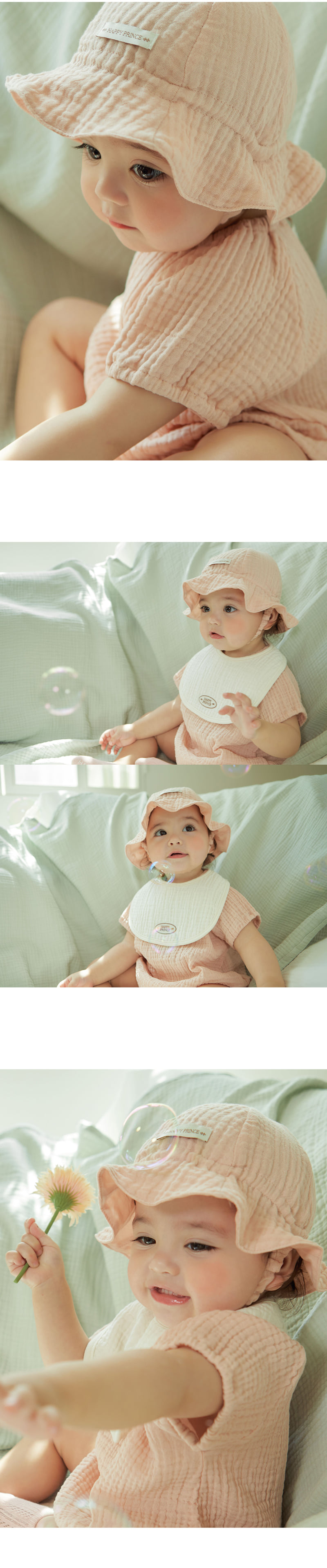Kids Clara - Korean Baby Fashion - #babyoninstagram - Happy Bebe Yoru Summer Hat - 3